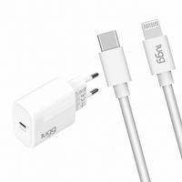 20W USB-C LadegeräT Netzteil Mit Ladekabel 1M SchnellladegeräT Weiß