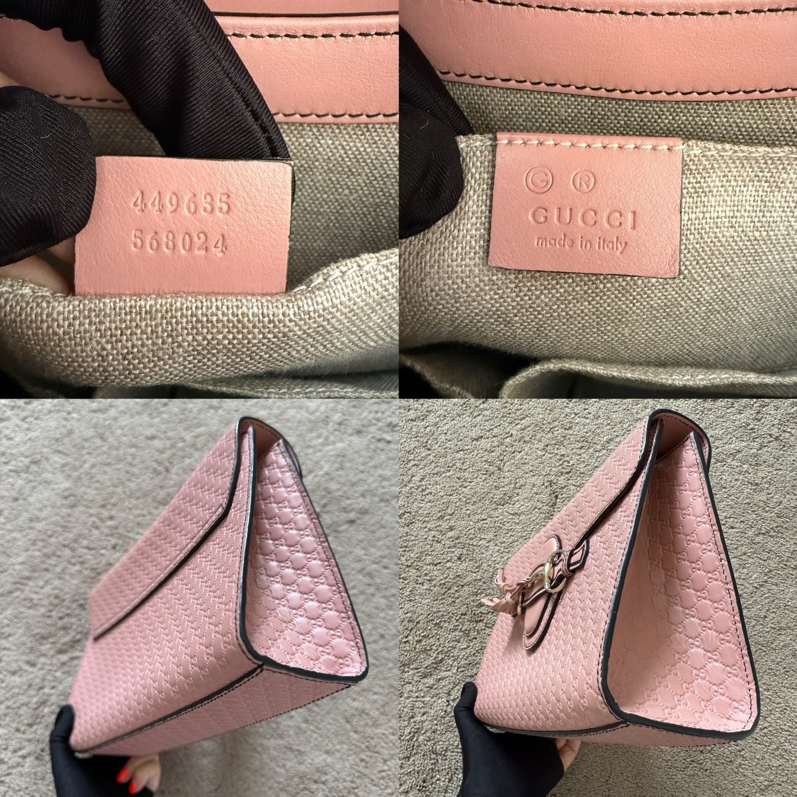 Authentic Gucci Medium Microguccissima Emily chai… - image 7