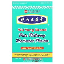 Pain Relieving Medicated Plaster, 40 Plasters