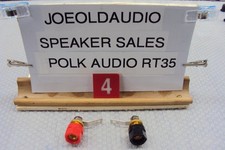 POLK  AUDIO RT35 Red & Black Speaker Input Te...