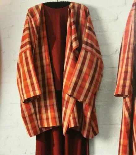 Eskandar abrigos, chaquetas y chalecos de Cuadros para Mujeres