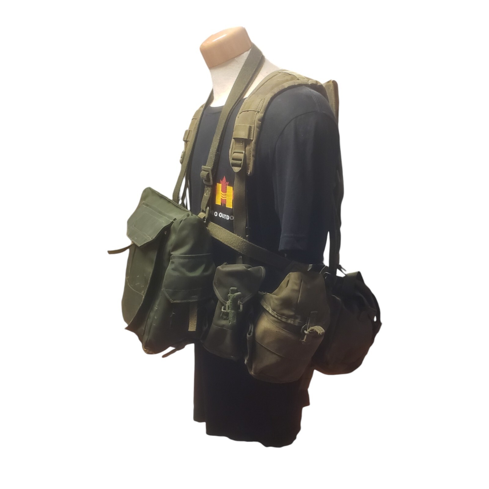 Canadian Armed Forces '82 Pattern Load Bearing 11 Piece Web Set Medium ...
