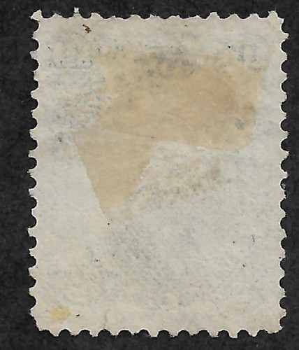 US #68 (1861) 10c Washington - Green - Used - EFO: Dble transfer - Fine - Picture 2 of 2