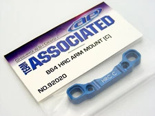 Associated 92020 RC10B64 Club Racer RC10B64D HRC Aluminum Arm Mount C Brand NEW!