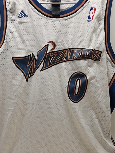 Adidas Gilbert Arenas Washington Wizards Jersey size 2XL SIGNED AUTOGRAP (59)(M) - Picture 4 of 11
