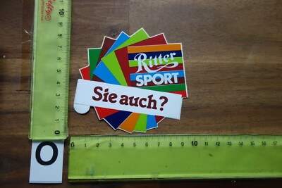 Alter Aufkleber Schokolade RITTER SPORT (OA)