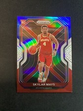 Skylar Mays #255 Red White Blue Prizm 2020-21 Panini Prizm Rookie RC Hawks