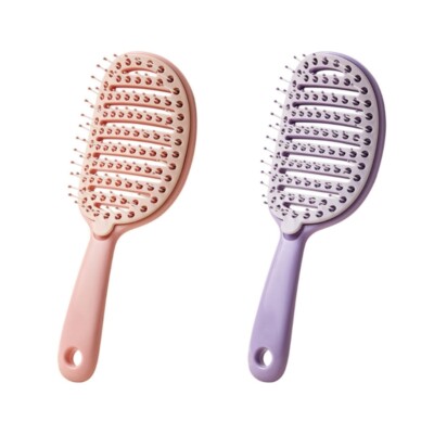 Hollow out Detangling Hairbrush Hair Styling and Scalp Care Hairdressing Comb