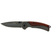 Einhandmesser Stonewashed Pakkaholz Herbertz 565012 Klappmesser Outdoor Rostfrei