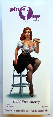 Andrea Miniatures Pin Up-04 Cold Strawberry 1:22 / 80mm Neu, Bauteile versiegelt