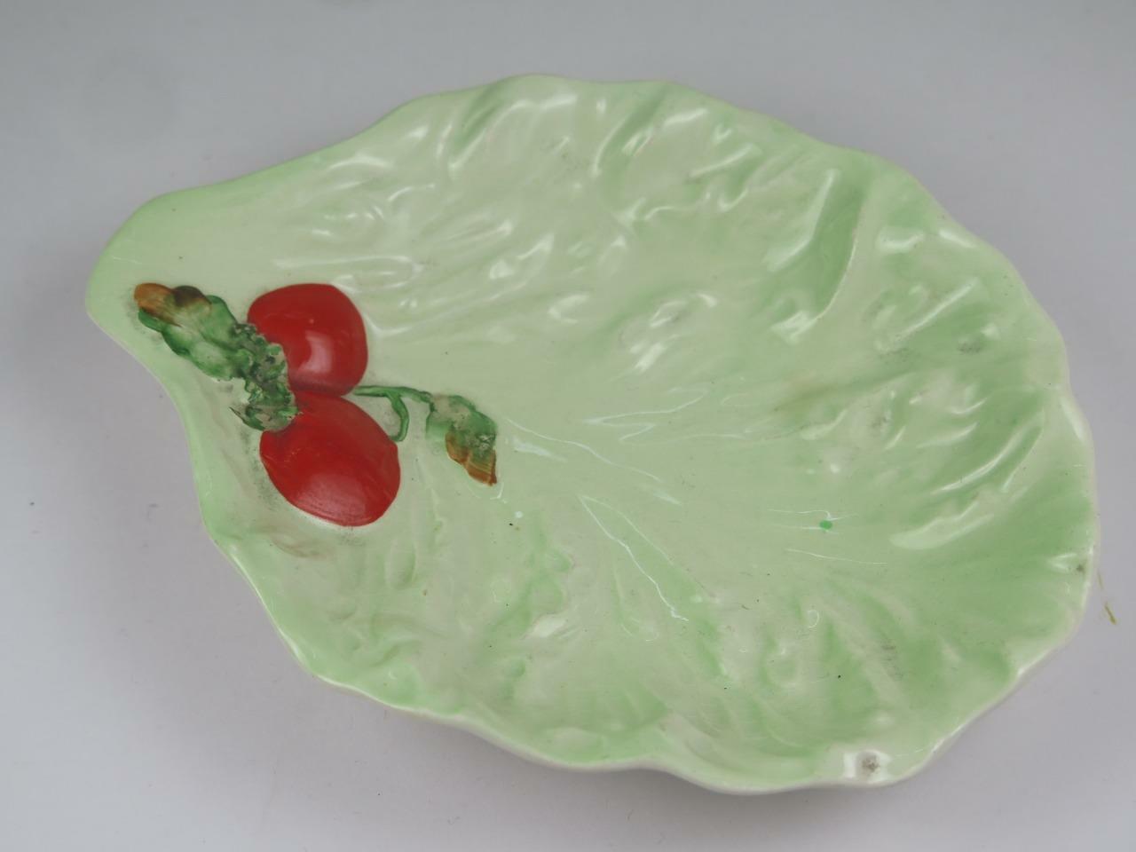 Vintage Carlton Ware Australian Design SALAD WARE Leaf Dish Lettuce and