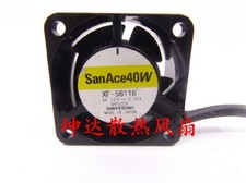 1pcs Sanyo XF-56116 12V 0.42A 4028 ventola di raffreddamento telaio alluminio