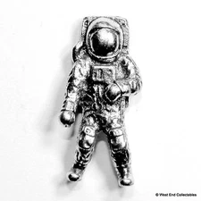 Astronaut Pin Brooch Badge - Stunning Detail -UK Handmade Space Moon Exploration