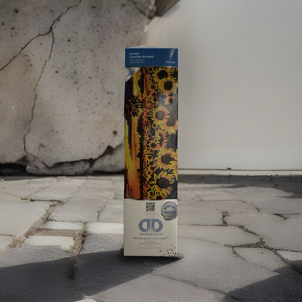 Diamond Dotz Sunset Sunflower Diamond Painting Kit for Adults Diamond Dotz Sunset Sunflower Diamond Painting Kit for Adults