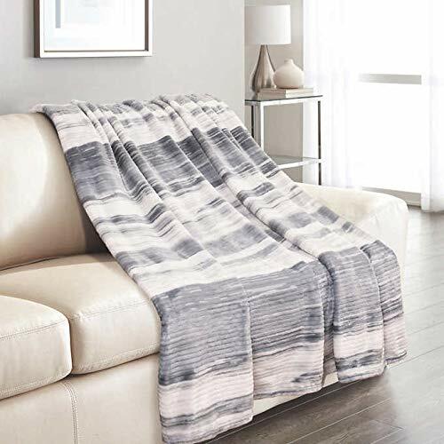 Life Comfort Abstract Throw Gray eBay