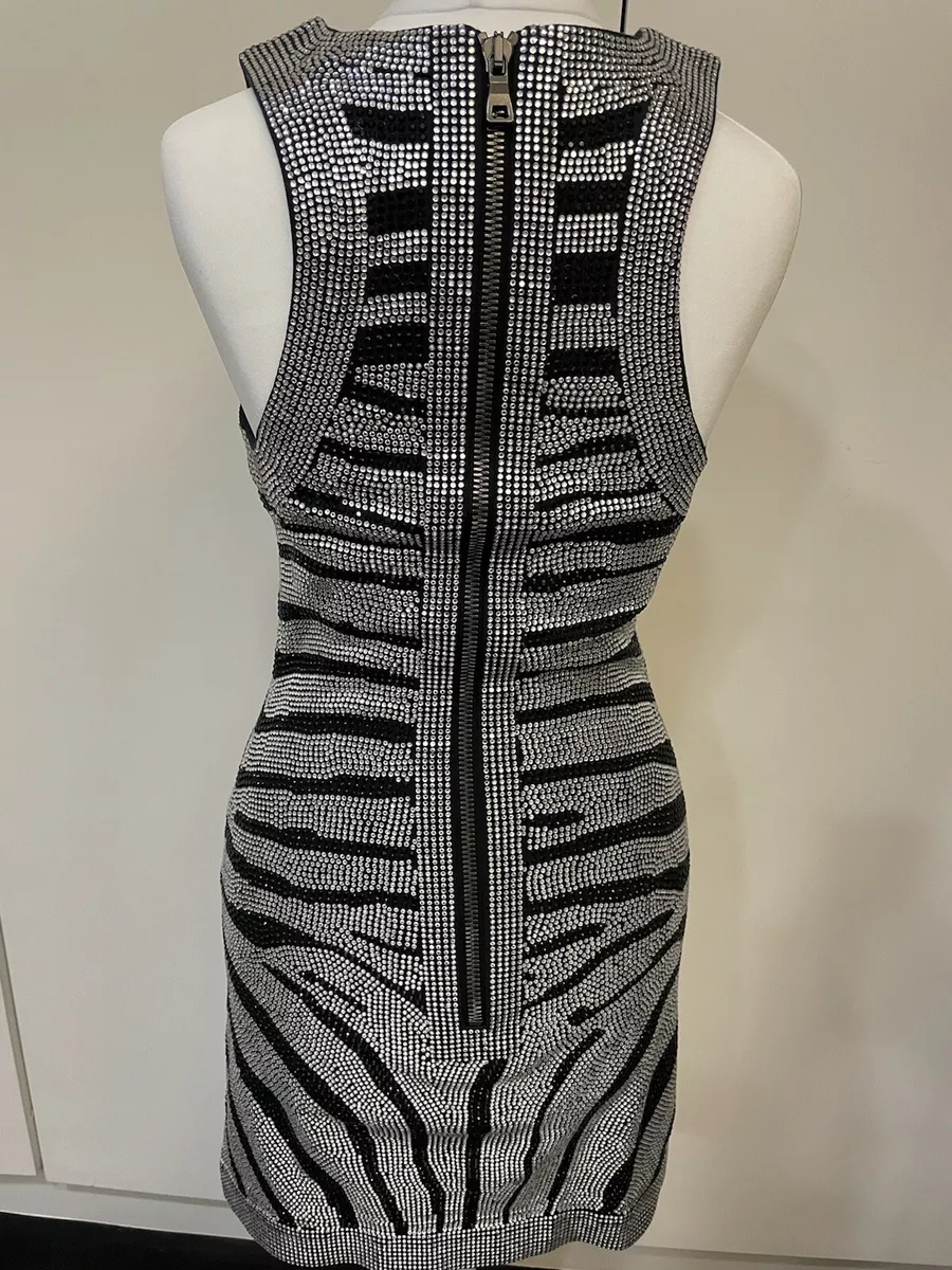 Balmain silver dress clearance