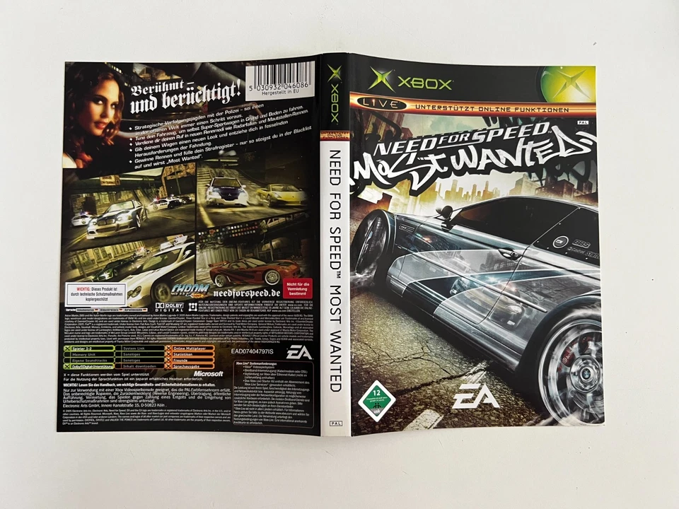 Cover zu Need for Speed: Most Wanted für Microsoft Xbox - Bild 1 von 1