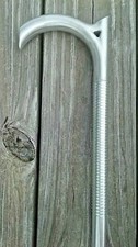 Aluminum Tactical Walking Stick Cane The Remarkable V Curved Handle Steampunk