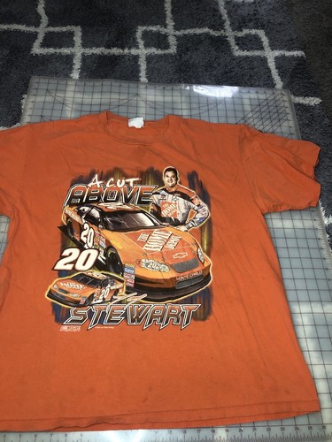 vintage tony stewart nascar shirt Sz XL 