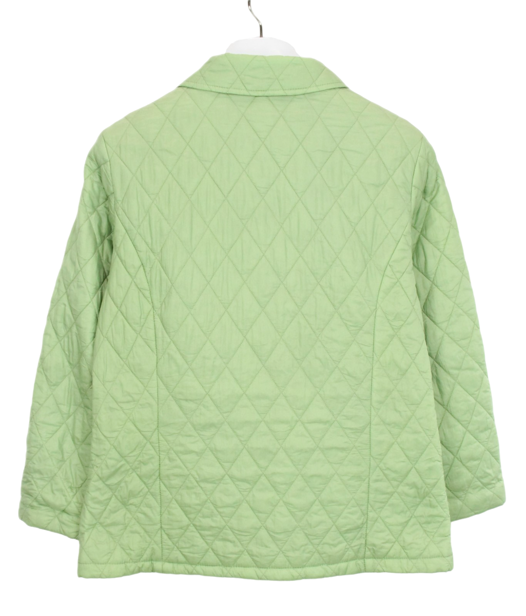 BARBOUR Shaped F/Weight Quilt Short Jacket Women's LARGE Padded