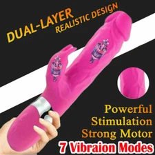 Multispeed-Vibrator-G-Spot-Dildo-Rabbit-Female-Adult-Sex-Toy-Waterproof Massager