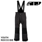 509 Youth Rocco Snowmobile Bibs Black Insulated Waterproof Warm Snow Pants Kids