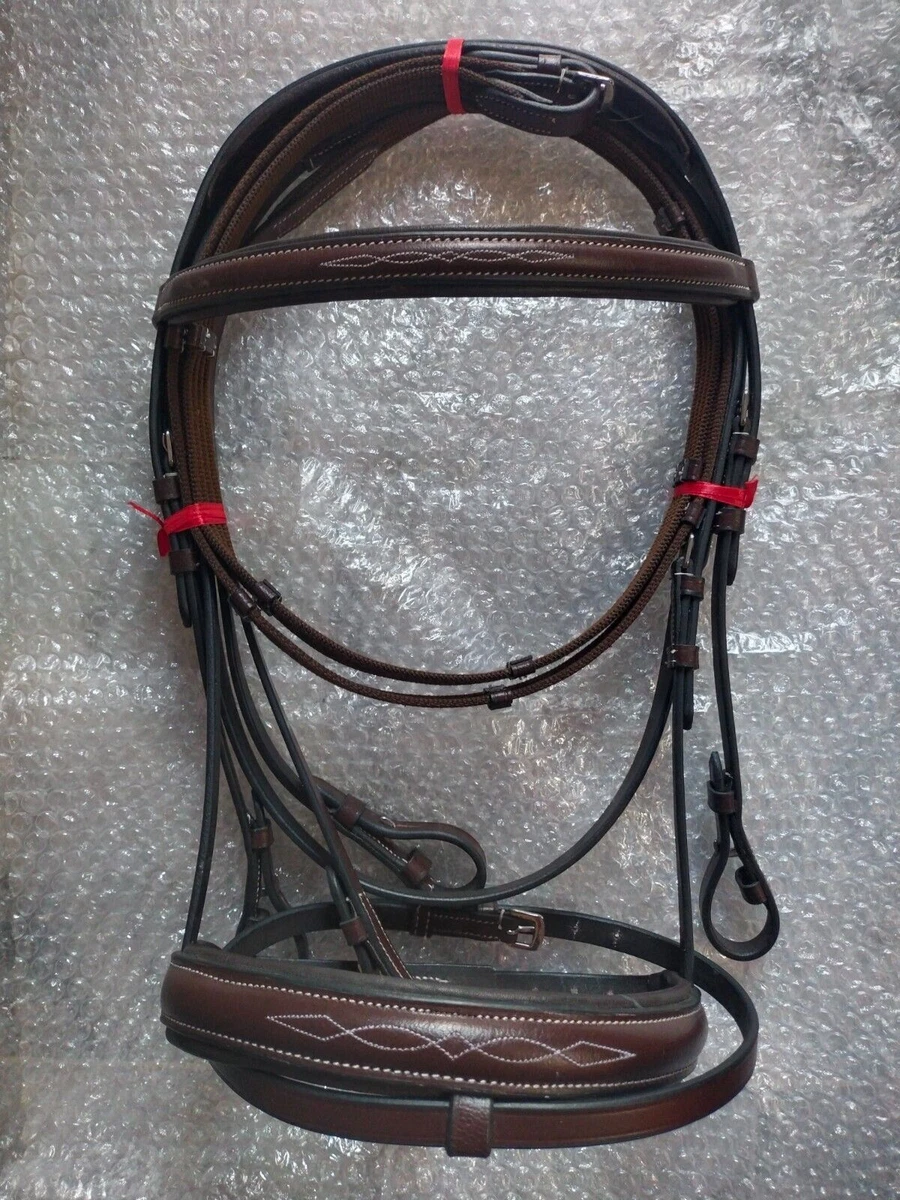 Western Leather Bridle W/Reins, Made Pony/Mini Gass Horse