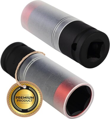 VIGOR 21 mm Schlagnuss   1/2'' Stecknuss mit Felgenschutz   Druckluft-Radnuss