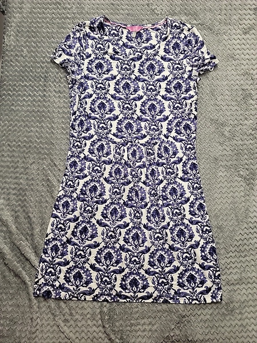 Joules Jersey Dress Womens Size 10 Blue Floral Short Sleeve Preowned | eBay Joules Jersey Dress Womens Size 10 Blue Floral Short Sleeve Preowned | eBay