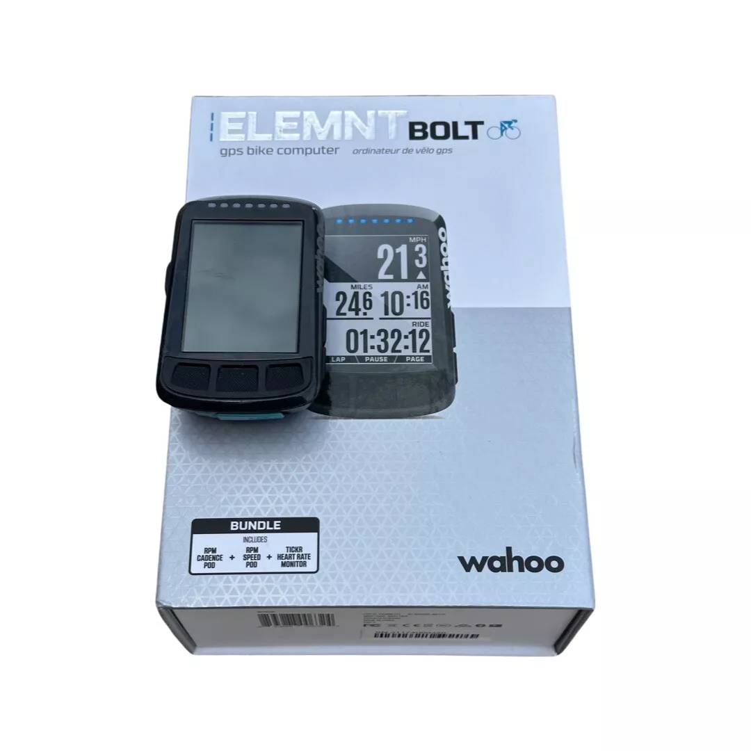 Wahoo Element Bolt Stealth Edition Cycling Computer - Pre-Owned V1