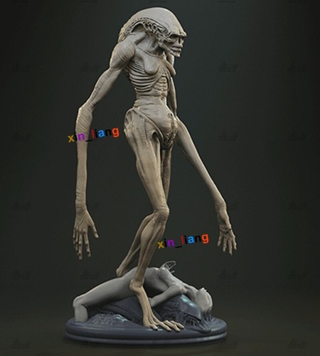 1/6 42cm Alien Newborn 3D Print Figure GK Model Kit Unpainted Unassembled GK - Picture 1 of 8