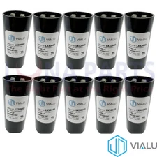 Pack of 10 - VIALU - 53-64 uf/MFD 220-250 VAC Round Start Capacitor 50/60 Hz