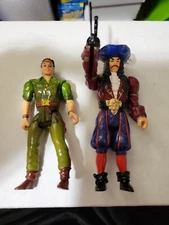 Captain Hook Movie Tri-Star Mattel Action Fig. '91 Dustin Hoffman&Robin Williams