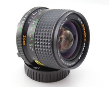MINOLTA W.ROKKOR-X 24mm f/2.8 MD LENS + Caps