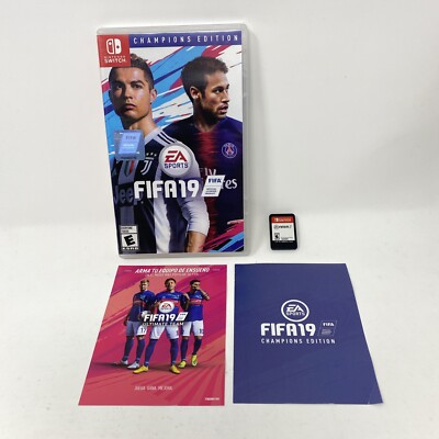 FIFA 19 Champions Edition Switch Complete CIB - Unused Code