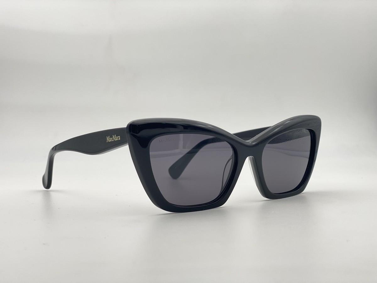 MaxMara Women\'s Cat-Eye Sunglasses MaxMara LOGO14 MM0063 White Women main image 3