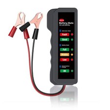 Mini 12V Car Battery Tester Digital Alternator Tester 6 LED Lights Display Car D