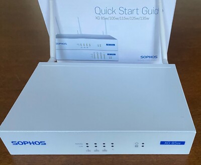 Sophos XG85W Firewall | NO AC POWER SUPPLY