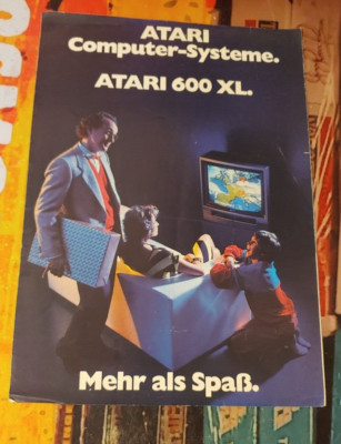 ATARI Computer-Systeme ATARI 600 XL Mehr als Spaß (Prospekt ca 1985)