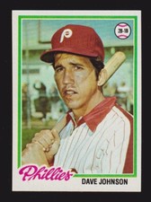 1978 TOPPS #317  Dave Davey Johnson  PHILADELPHIA PHILLIES  NM-MINT  B