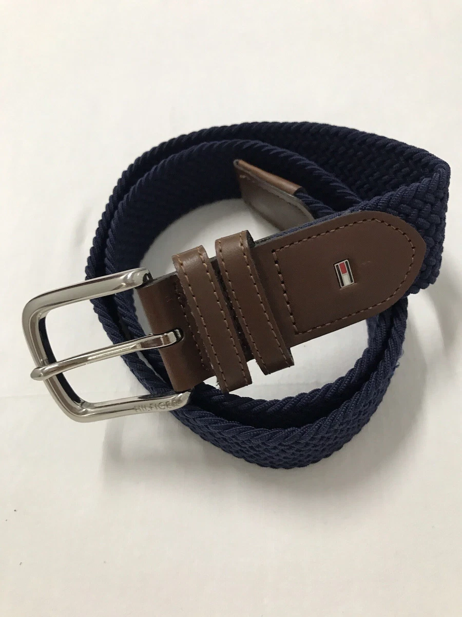 Tommy hilfiger men's braided belt sale