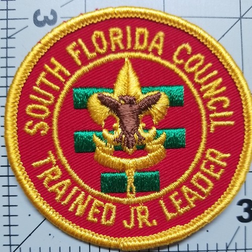 BSA Patch South Florida Council FL Trained JR Leader Boy Scouts
