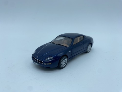Voiture Miniature Maserati GT Coupé Gran Turismo Bleue - Échelle 1/64 - Moulée Sous Pression - Neuf