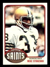 1976 Topps Football #353 Mike Strachan NM/MT *d2