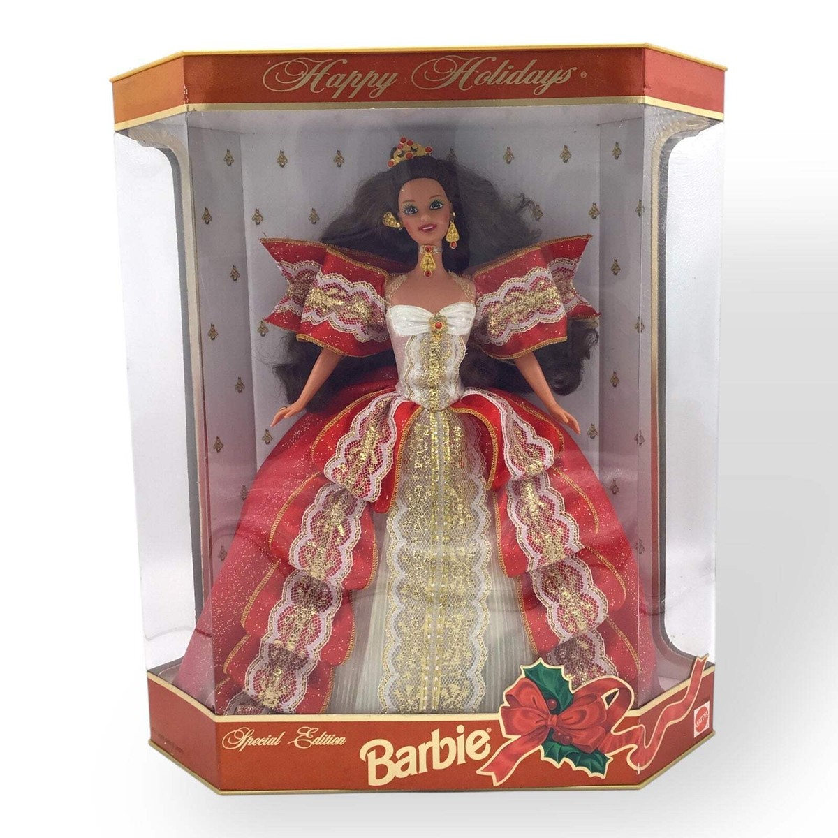 1997 Happy Holidays Barbie Doll with Rare Green Eyes Variant | eBay