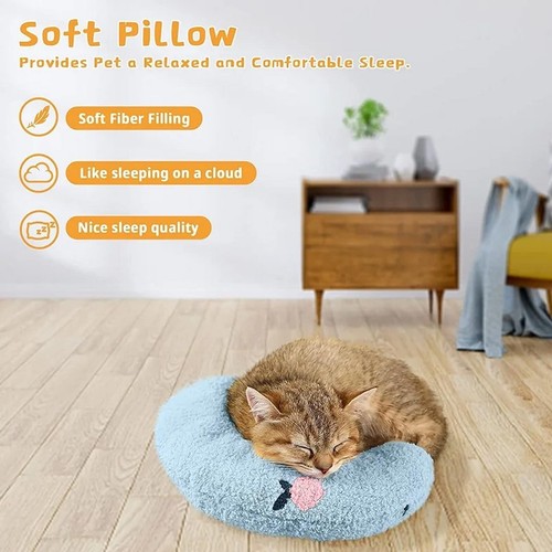 Calming Pillow for Dogs, Soft Dog Bed Pillows Pet Neck Pillow,Dog Calming Pillow - Picture 9 of 27