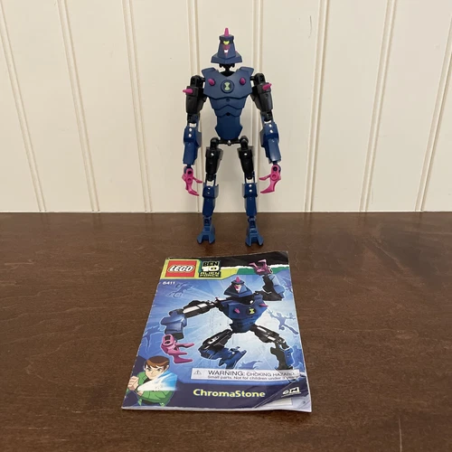 LEGO Ben 10 Alien Force: ChromaStone 8411 (2010) Complete Set With Manual Rare