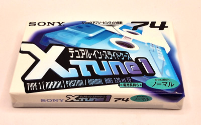 SONY XTUNE1 74 Leere Audiokassette Band (versiegelt) NEU