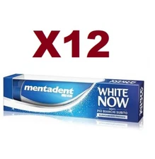 12PCS MENTADENT WHITE NOW ORIGINAL 75ML TOOTHPASTE