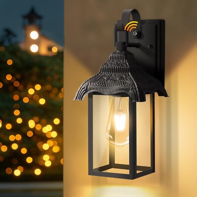 Porch Light Dusk to Dawn Outdoor Exterior Wall Light Fixtures Wall Sconce Garage